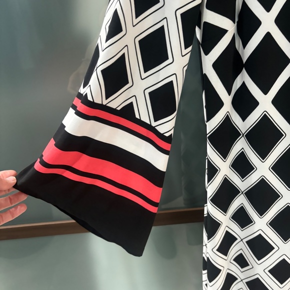 Enfocus Studio Shift Dress - Retro 60s Print Size 4 - Picture 7 of 9